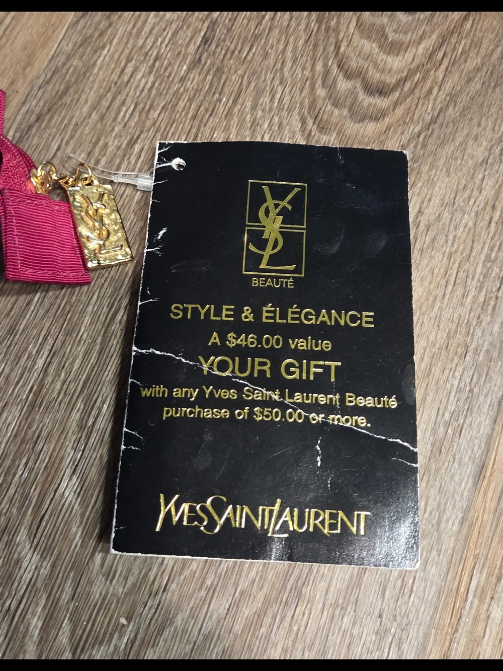 Yves Saint Laurent YSL vintage cosmetic beauty clutcb bag - Picture 2 of 8